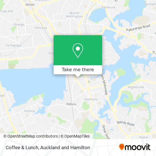 Coffee & Lunch map