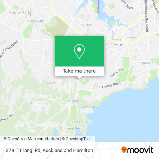 279 Titirangi Rd map