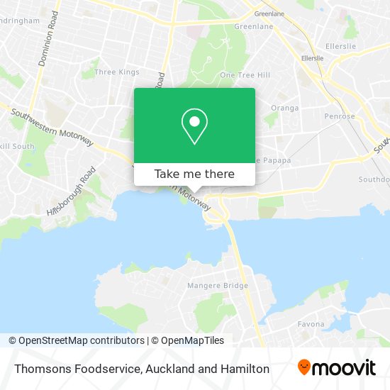 Thomsons Foodservice map