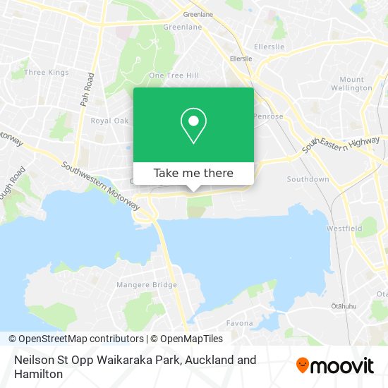Neilson St Opp Waikaraka Park map