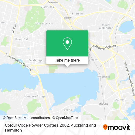 Colour Code Powder Coaters 2002 map