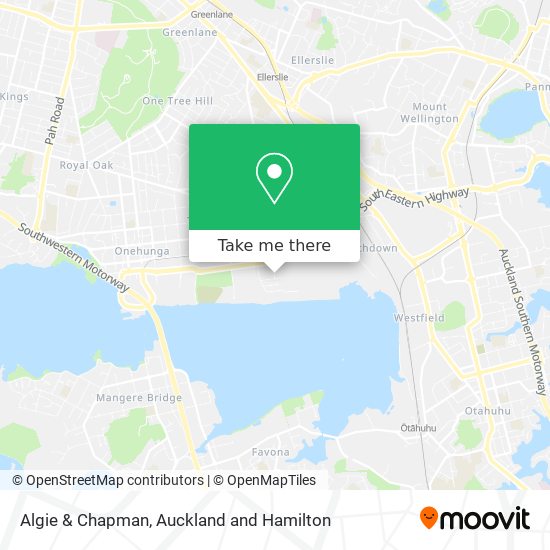 Algie & Chapman map