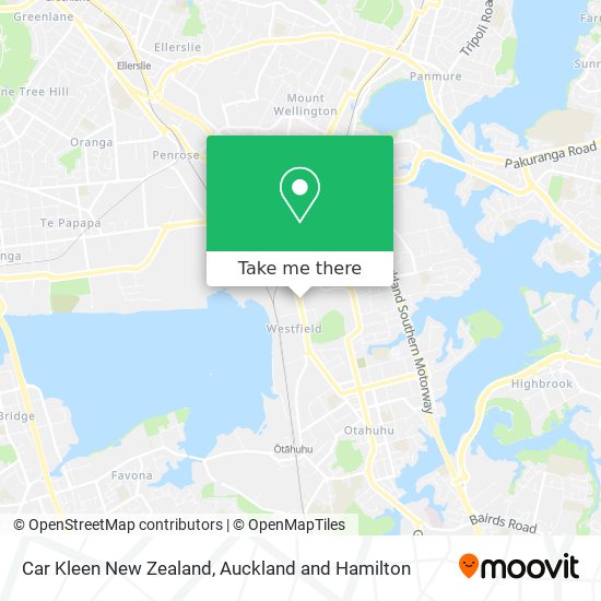 Car Kleen New Zealand map