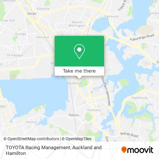 TOYOTA Racing Management map
