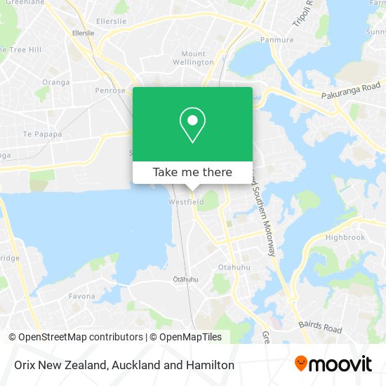 Orix New Zealand地图