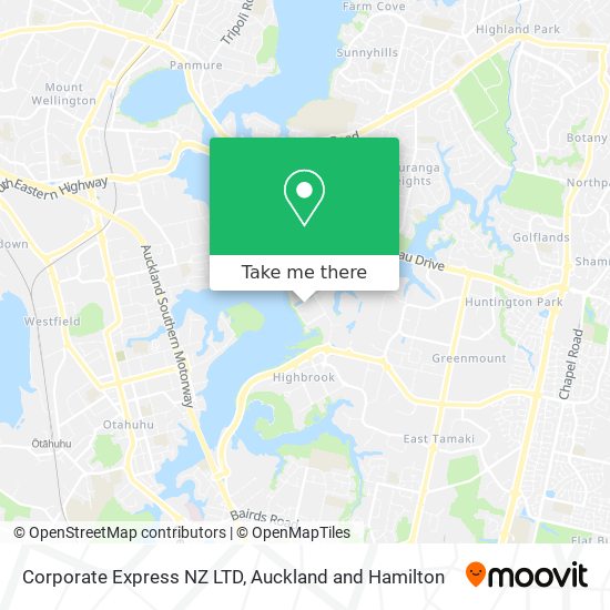 Corporate Express NZ LTD map