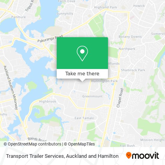 Transport Trailer Services map