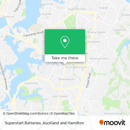 Superstart Batteries map