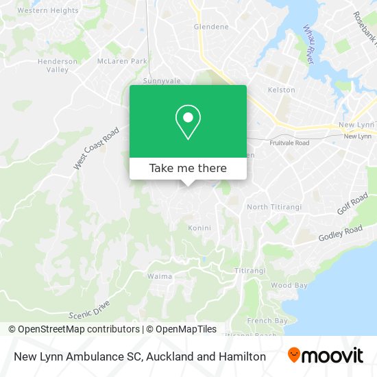 New Lynn Ambulance SC map