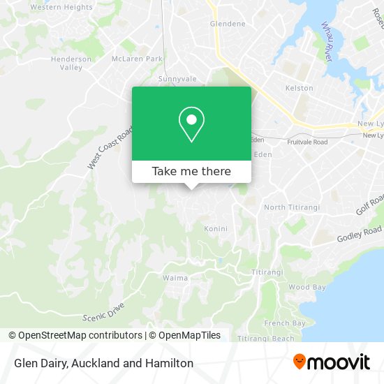 Glen Dairy map