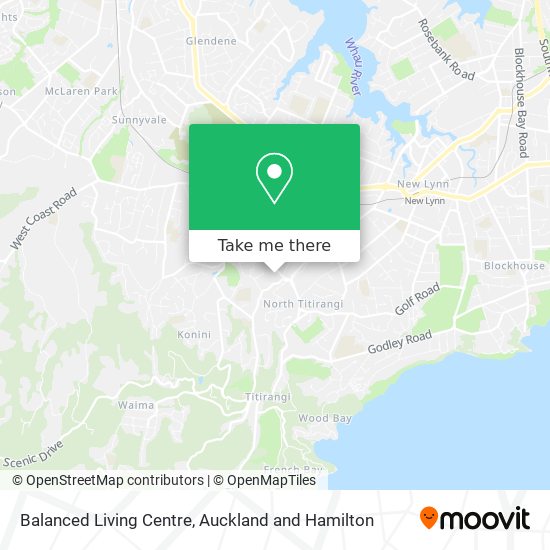 Balanced Living Centre map