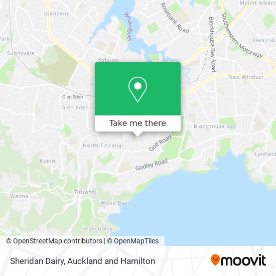 Sheridan Dairy map