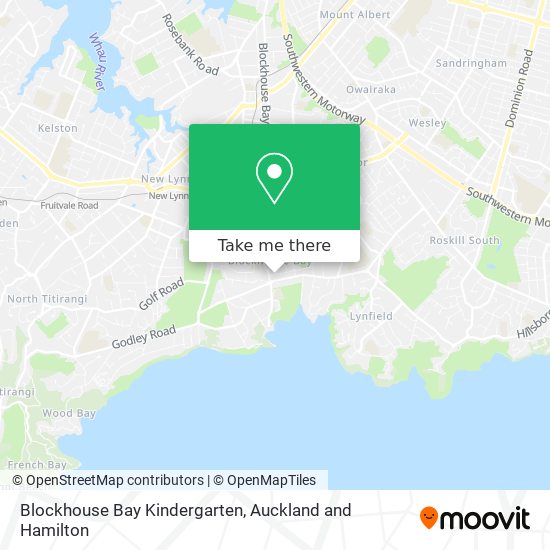 Blockhouse Bay Kindergarten map