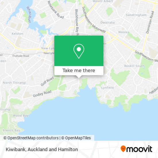 Kiwibank地图