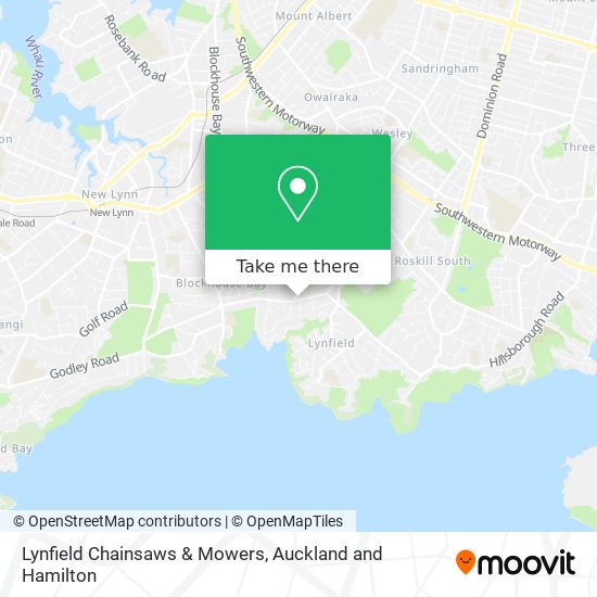 Lynfield Chainsaws & Mowers map