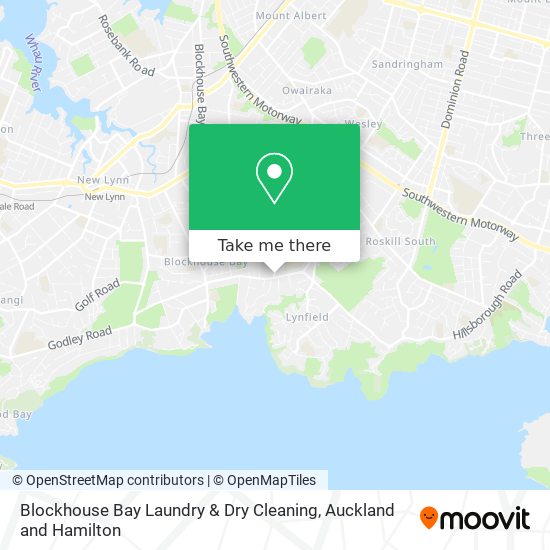 Blockhouse Bay Laundry & Dry Cleaning map