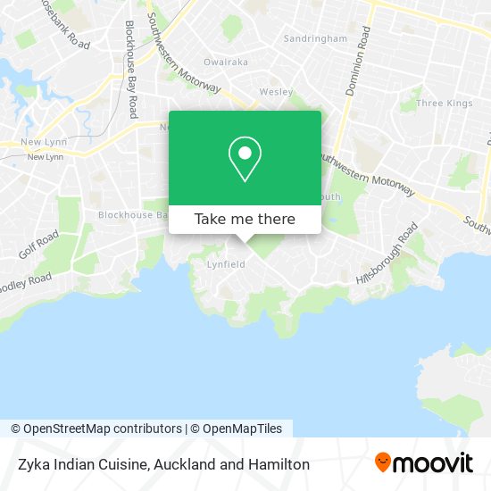 Zyka Indian Cuisine map