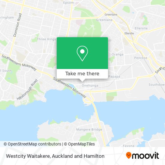 Westcity Waitakere map