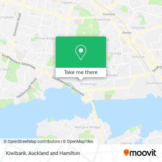 Kiwibank map