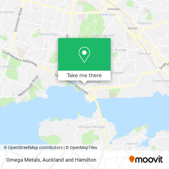 Omega Metals map