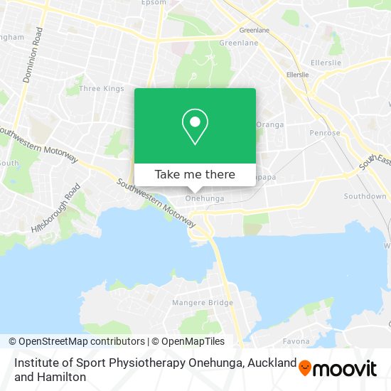 Institute of Sport Physiotherapy Onehunga地图