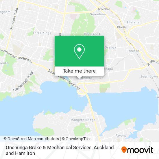 Onehunga Brake & Mechanical Services map