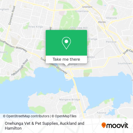 Onehunga Vet & Pet Supplies map