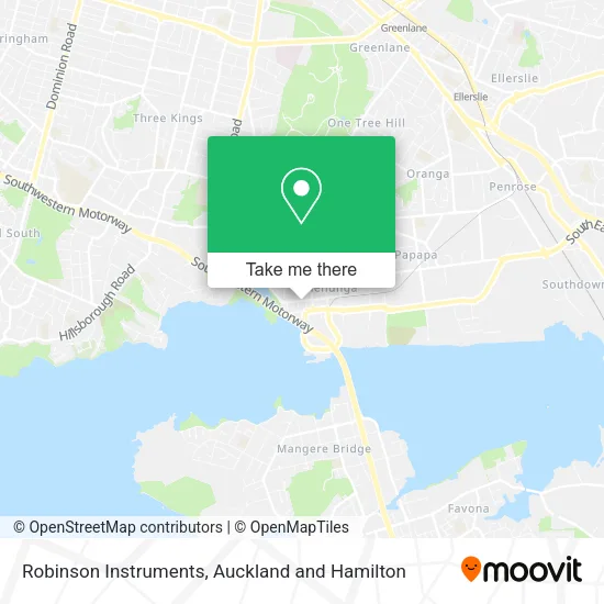 Robinson Instruments map