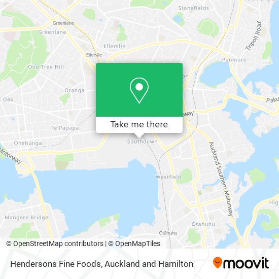 Hendersons Fine Foods map