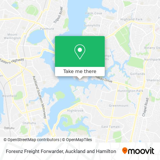 Forexnz Freight Forwarder map