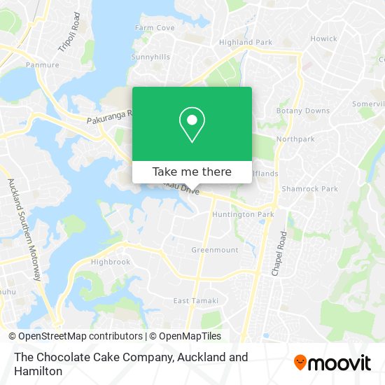 The Chocolate Cake Company map