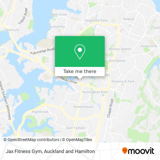 Jax Fitness Gym地图