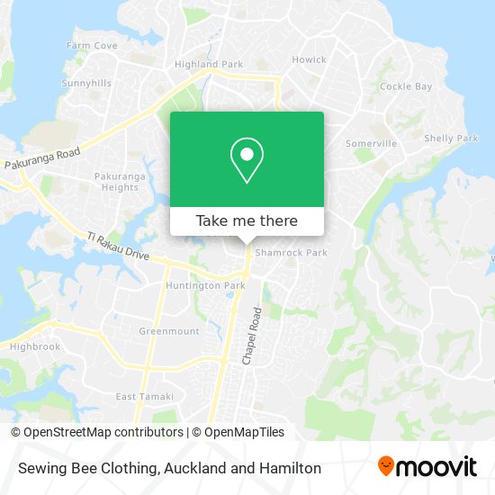 Sewing Bee Clothing map