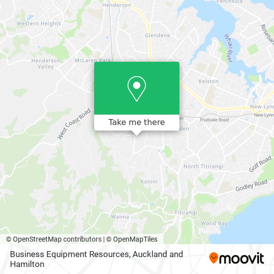 Business Equipment Resources map