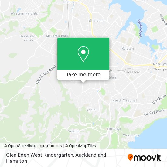 Glen Eden West Kindergarten地图