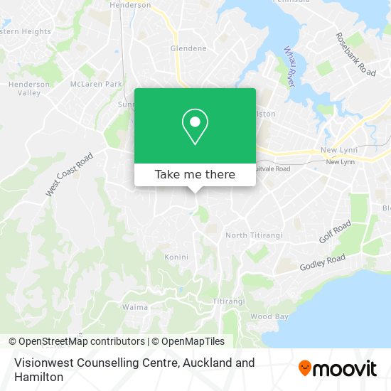 Visionwest Counselling Centre map