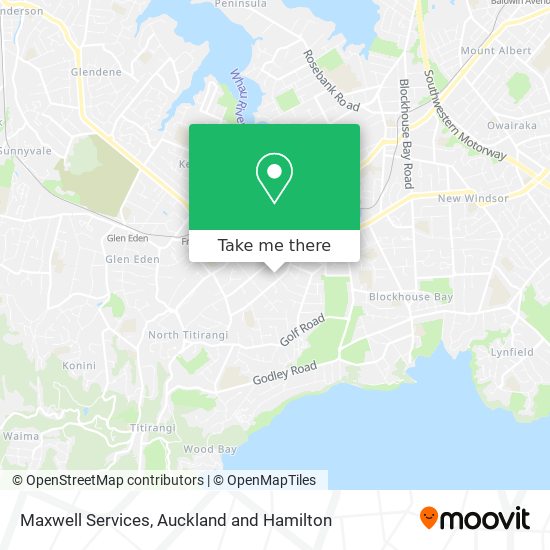 Maxwell Services map