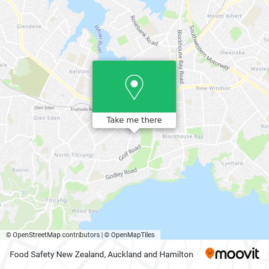 Food Safety New Zealand map