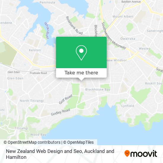 New Zealand Web Design and Seo map