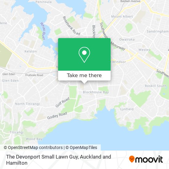 The Devonport Small Lawn Guy地图