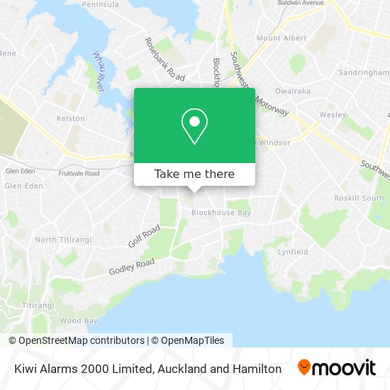Kiwi Alarms 2000 Limited map