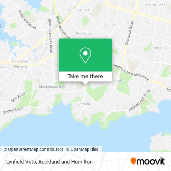 Lynfield Vets map