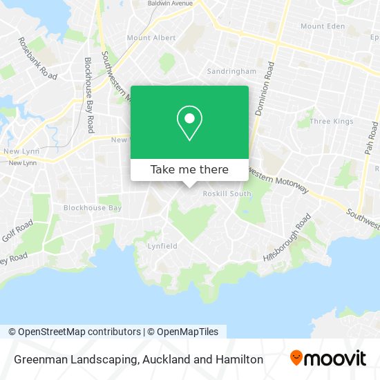 Greenman Landscaping map