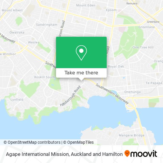 Agape International Mission map