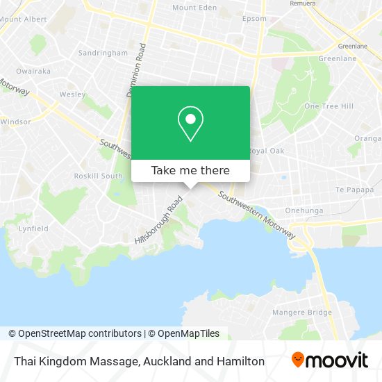 Thai Kingdom Massage map