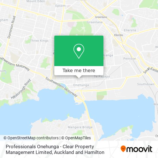 Professionals Onehunga - Clear Property Management Limited map