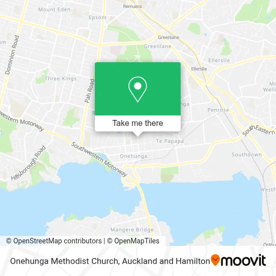 Onehunga Methodist Church map