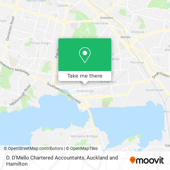 D. D'Mello Chartered Accountants map