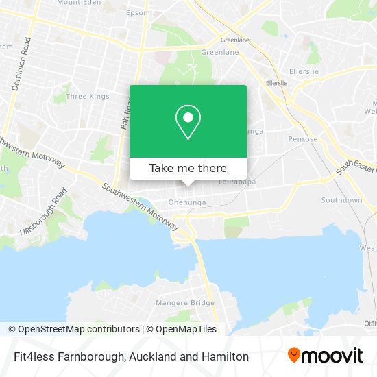 Fit4less Farnborough map