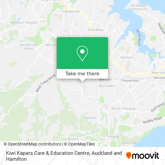 Kiwi Kapers Care & Education Centre map